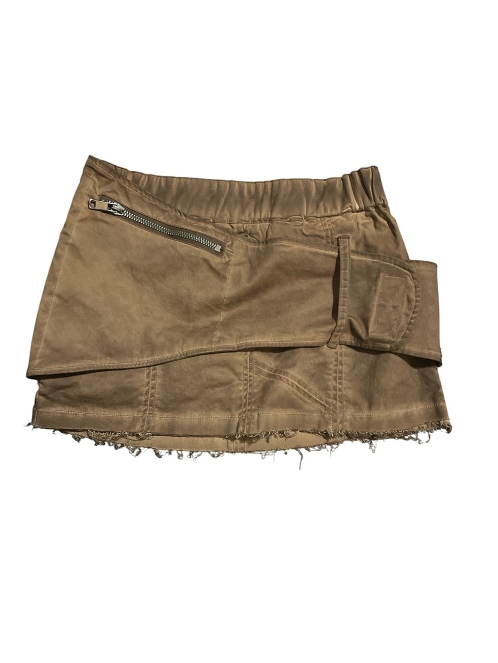 RARE Darker Wavs Utility Mini Skirt — Size M | Y2K Goth Grunge